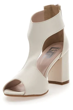 Sandali Panna Con Tacco Ampio 519-PITTARELLO LOVE Best