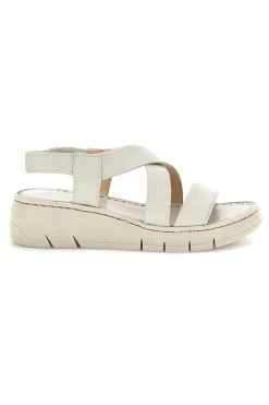 Sandali panna in vera pelle 7156124-PITTARELLO FOCUS Outlet
