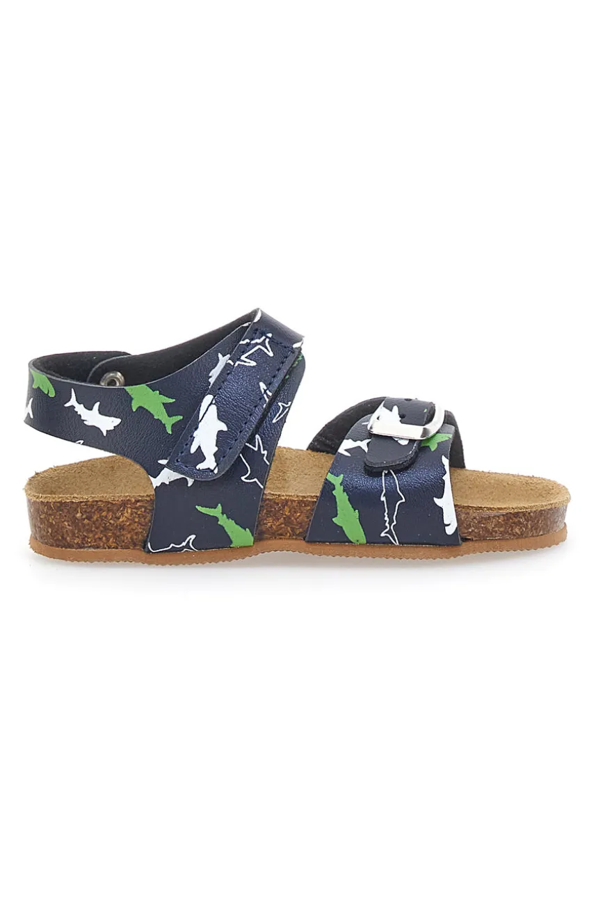 Sandali Pitt Kids 47327 Navy Squali