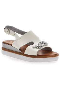 Sandali Platform Bianchi Made Italy 3002-PLOCADI Discount