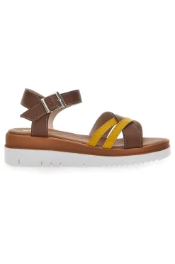 Sandali Platform Me & Me 3298 Cognac-ME u0026 ME