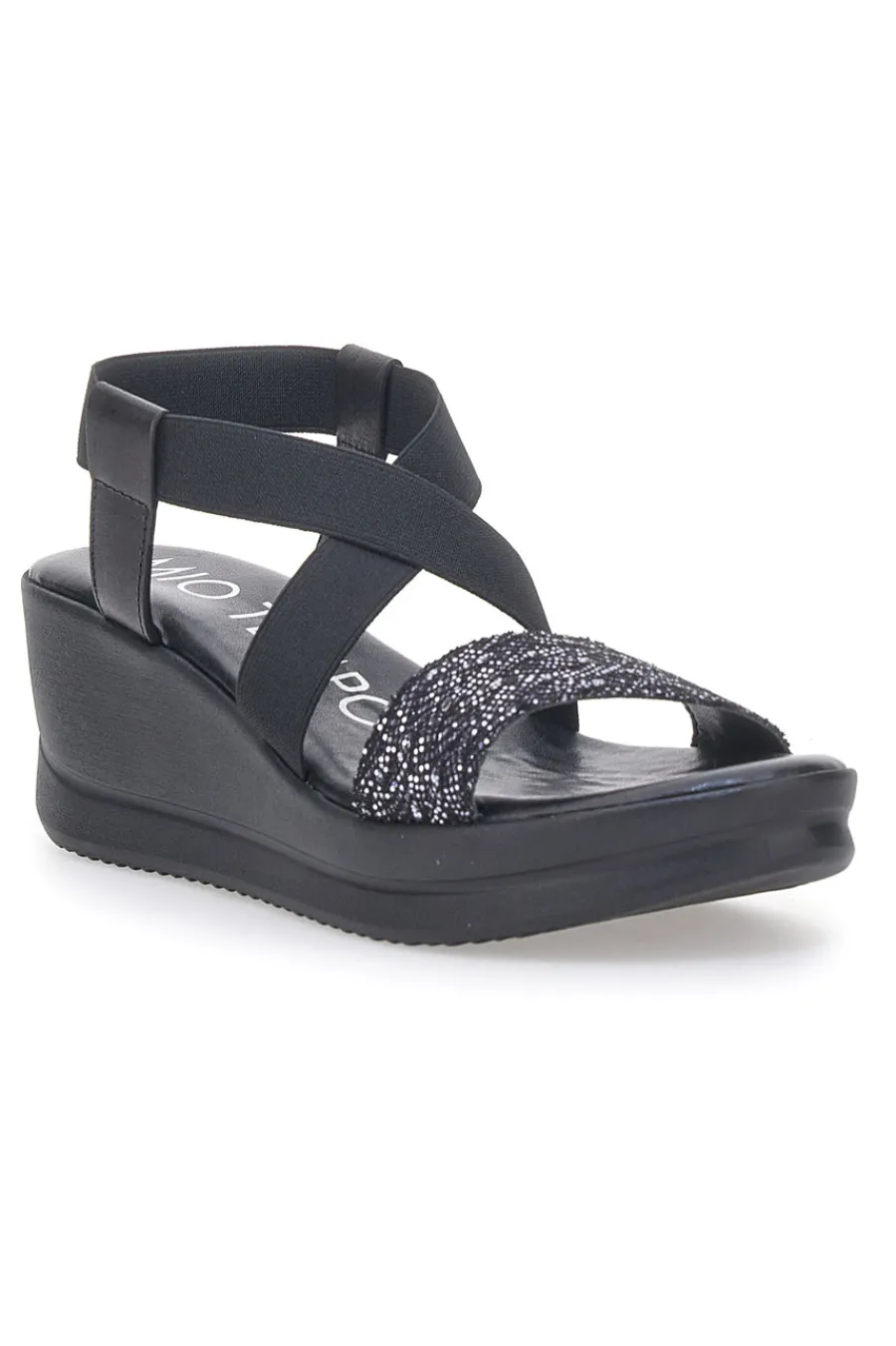 Sandali Platform 3086 Neri-MIO TEMPO New