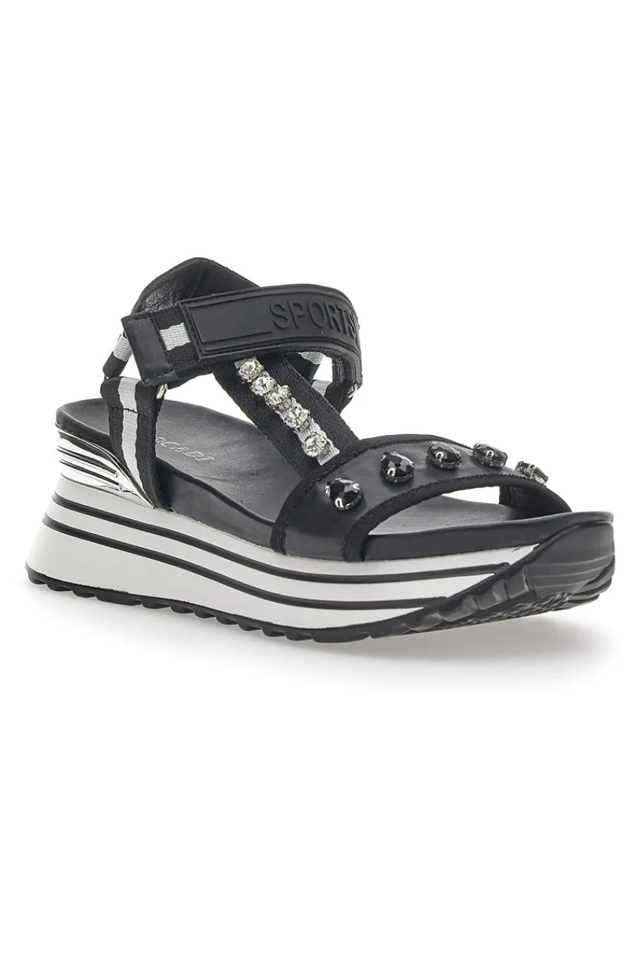Sandali Platform 23103 Neri-PLOCADI Sale