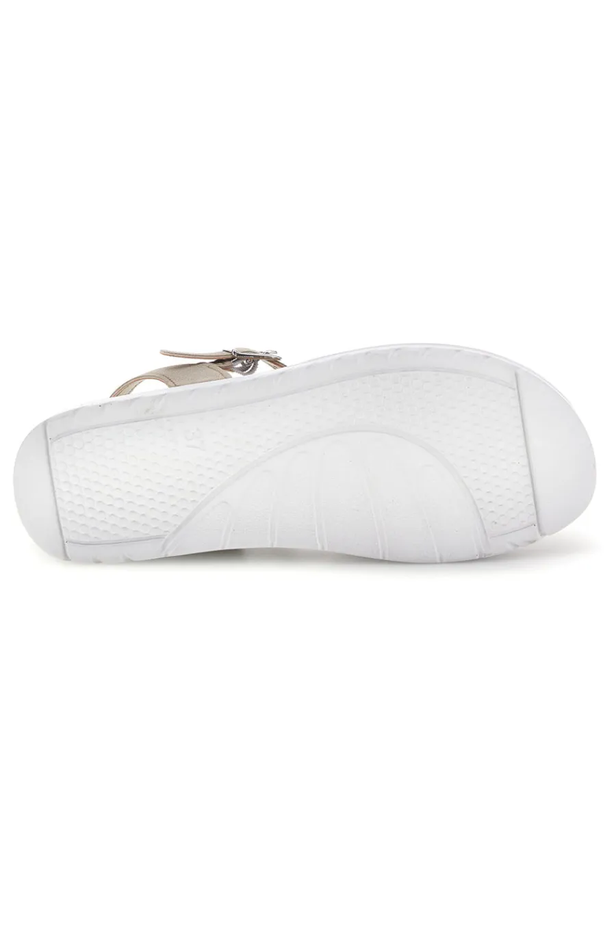 Sandali platino con fasce incrociate 54 CN-INBLU Sale