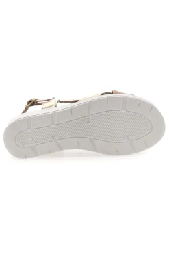 Sandali Platino Con Platform e Tomaia in Pelle 269020-MIO TEMPO Sale