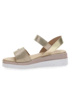 Sandali Platino Con Strappi in Velcro Cafe'Cost 5010-CAFÈ COST Best