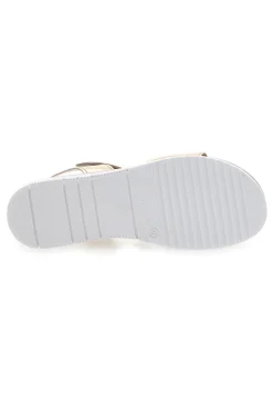 Sandali Platino Con Strappi in Velcro Cafe'Cost 5010-CAFÈ COST Best