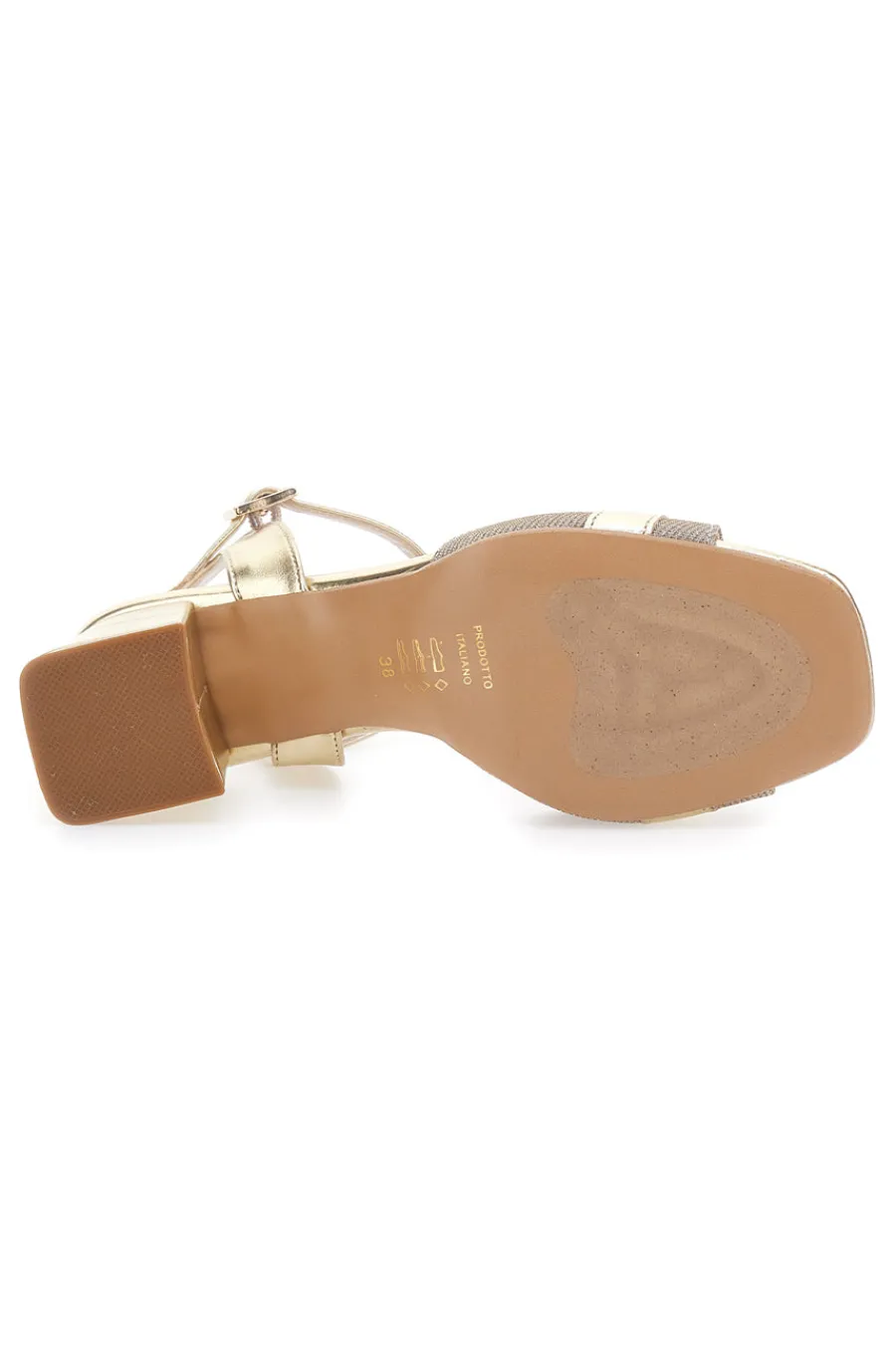 Sandali Platino Con Tacco e Cinturino alla Caviglia 5550-PITTARELLO GLAM Sale