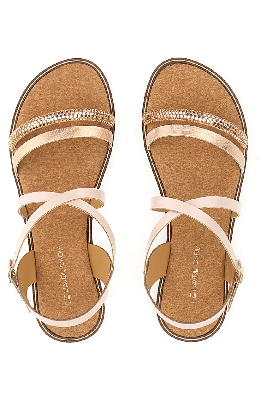 Sandali Rosa Cipria da Donna 5449-LE HAVRE PARIS Clearance