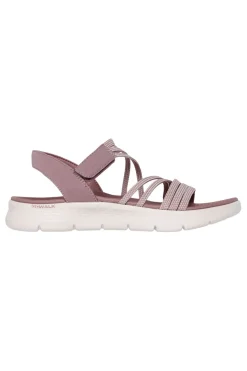 Sandali Rosa con cinturini elastici Skechers GO WALK FLEX SANDAL EMMA