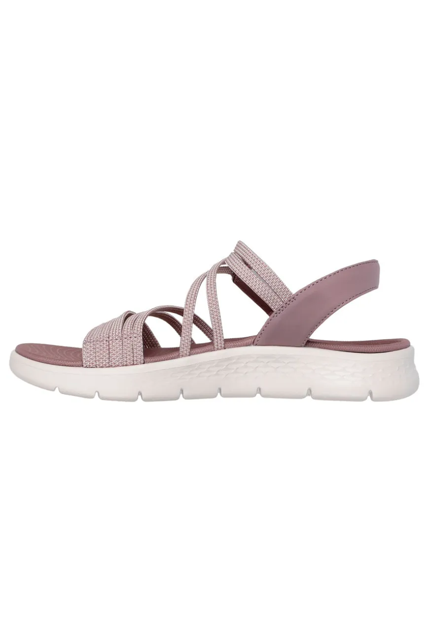 Sandali Rosa con cinturini elastici Skechers GO WALK FLEX SANDAL EMMA