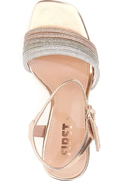 Sandali Rosa con Cinturino e Tacco Alto 653-THE FIRST Sale