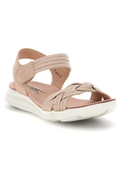 Sandali rosa con fasce intrecciate 5-FIRST ACTIVE Sale