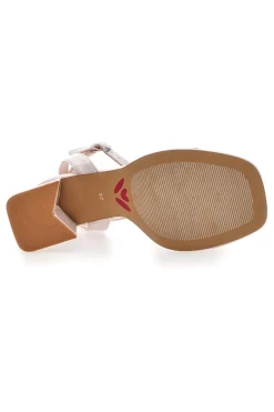 Sandali Rosa con Tacco a Blocco 202-BETTYFLOWERS New