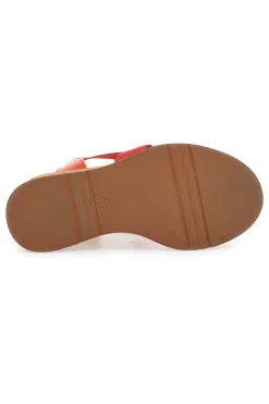 Sandali Rosse Con Zeppa 24953-PITTARELLO New