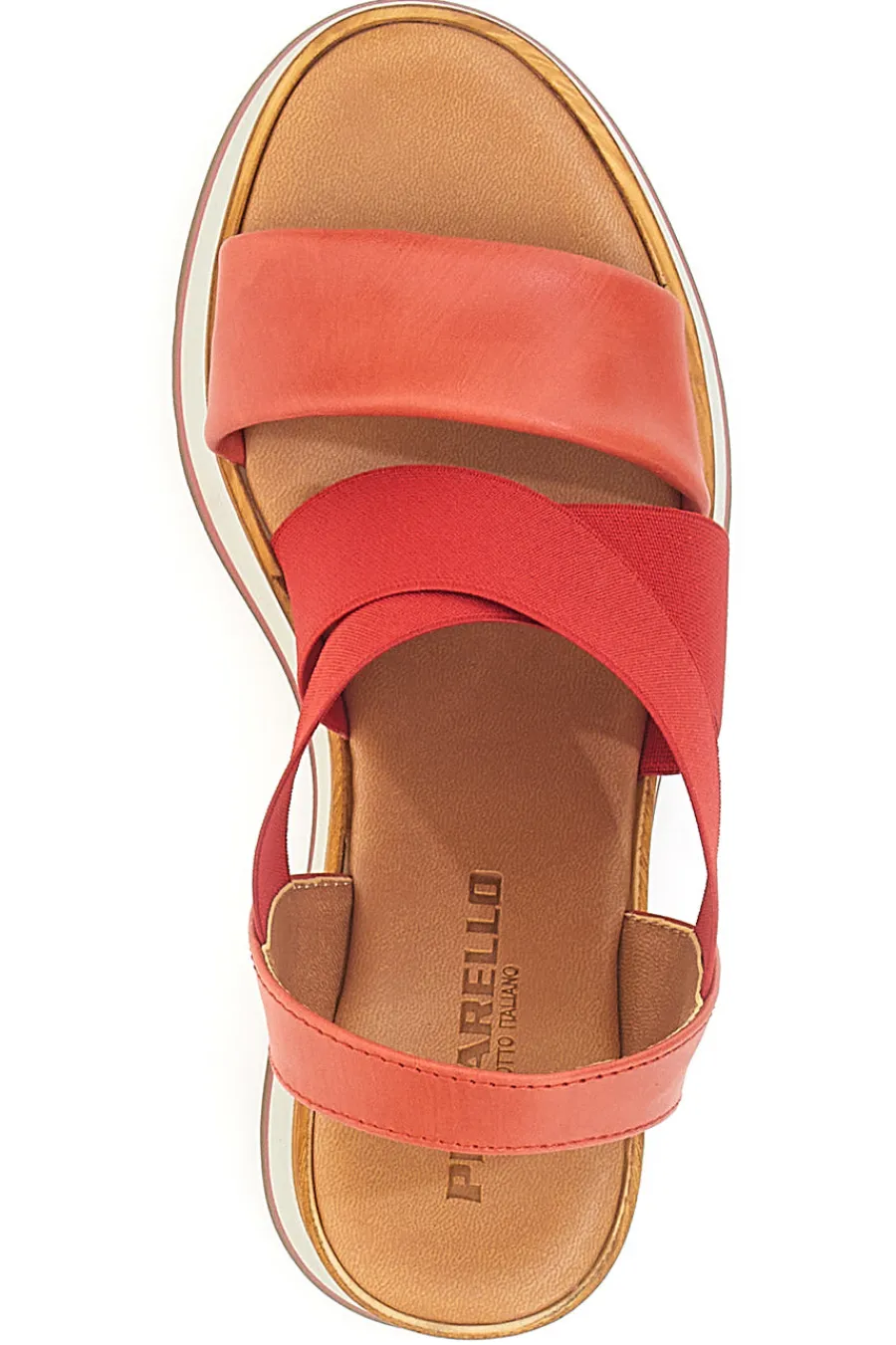 Sandali Rossi Made in Italy Con Zeppa 34953-PITTARELLO Outlet