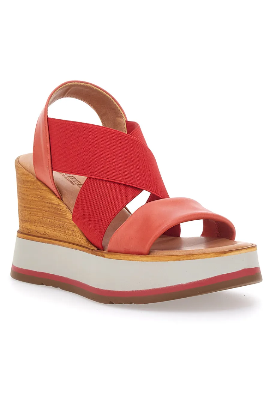 Sandali Rossi Made in Italy Con Zeppa 34953-PITTARELLO Outlet