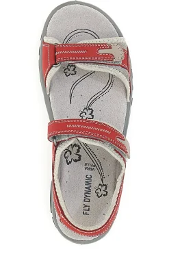 Sandali Rossi Sportivi in Pelle 50-FLY DINAMIC Hot