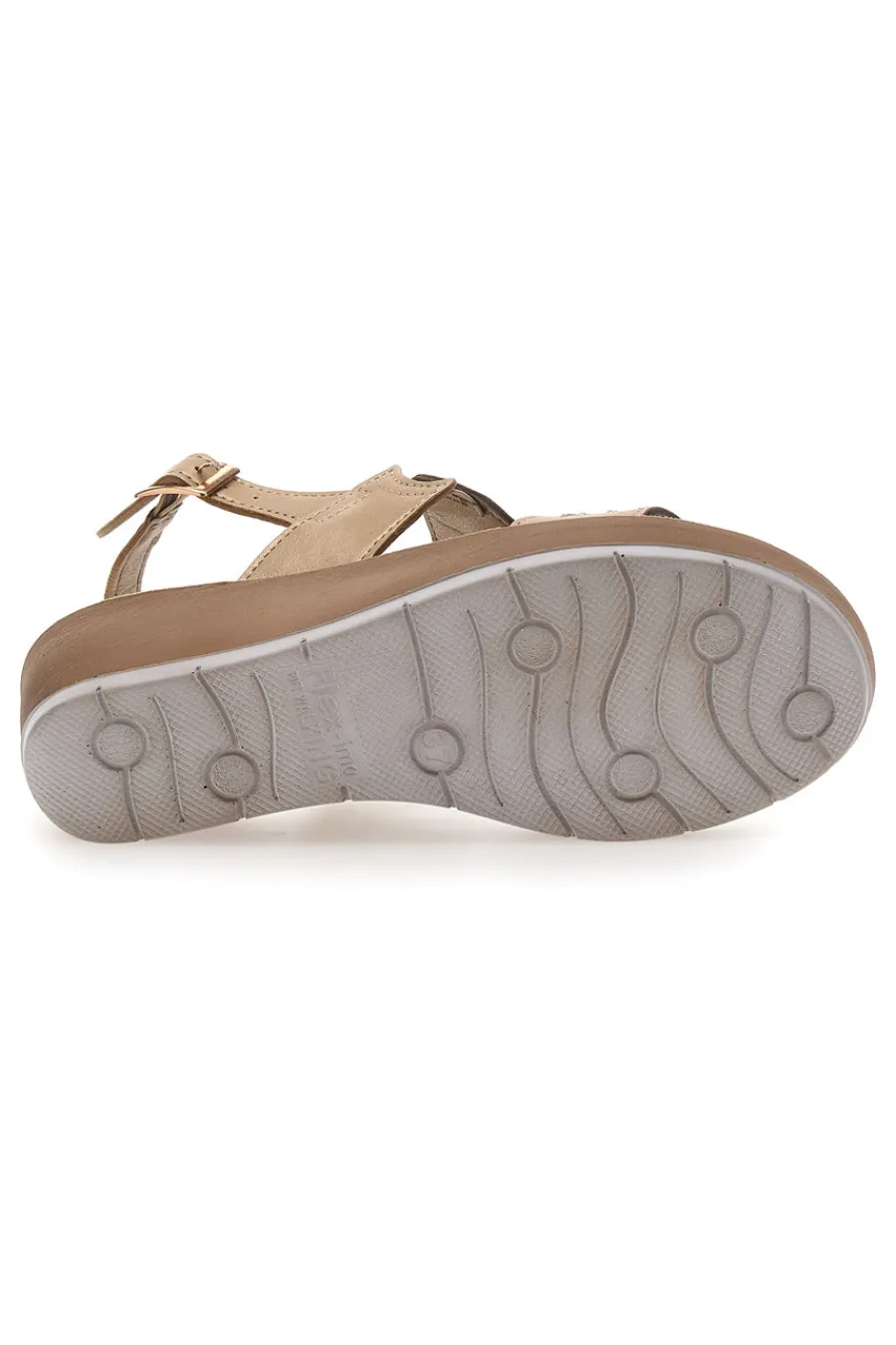 Sandali Sabbia con Cinturino e Brillantini 24 RN-INBLU Discount
