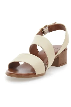 Sandali Sand In Vera Pelle Con Tacco 4 Cm 243080-PITTARELLO LOOK Hot