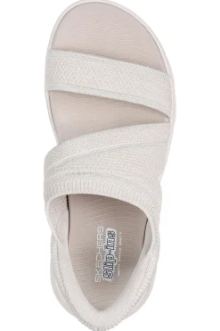 Sandali Slip Ins Beige GO WALK FLEX SANDAL ENTICING-SKECHERS Discount