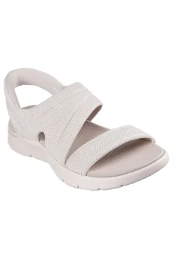 Sandali Slip Ins Beige GO WALK FLEX SANDAL ENTICING-SKECHERS Discount