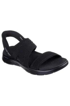Sandali Slip-Ins Neri GO WALK FLEX SANDAL ENTICING-SKECHERS New