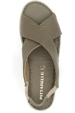 Sandali Taupe Sling-back Con Elastici 90046-PITTARELLO Hot