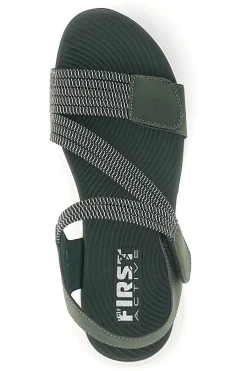 Sandali Verde con fasce elastiche 2-FIRST ACTIVE New