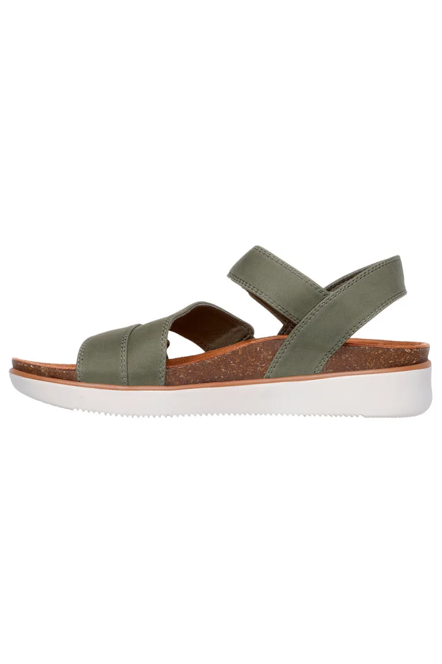 Sandali oliva con cinturini regolabili LIFTED COMFORT-SKECHERS Online