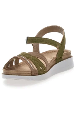 Sandali verdi con cinturino comfort 48 CN-INBLU Hot