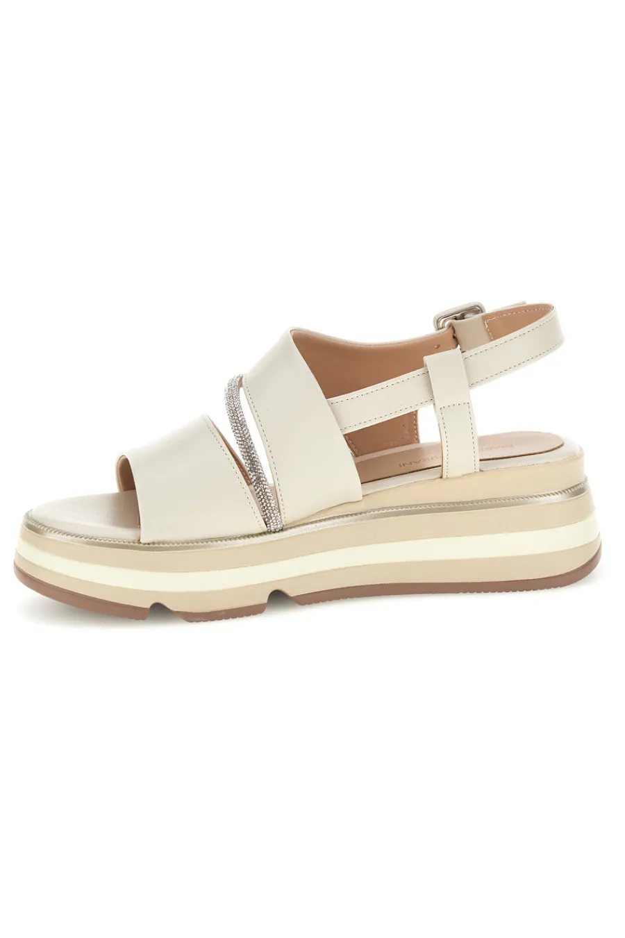 Sandalo beige con cinturino gioiello e chiusura con cinturino 52193C1580-MARIELLA BURANI Clearance