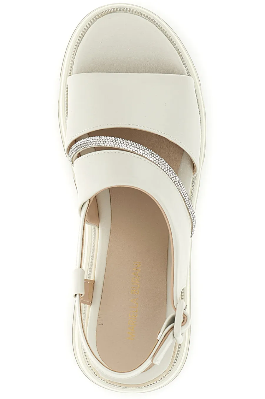 Sandalo beige con cinturino gioiello e chiusura con cinturino 52193C1580-MARIELLA BURANI Clearance