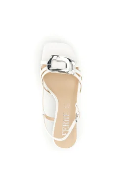 Sandalo con tacco e sottopiede in pelle Ferre F884-FERRE' Sale