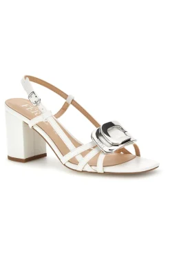 Sandalo con tacco e sottopiede in pelle Ferre F884-FERRE' Sale