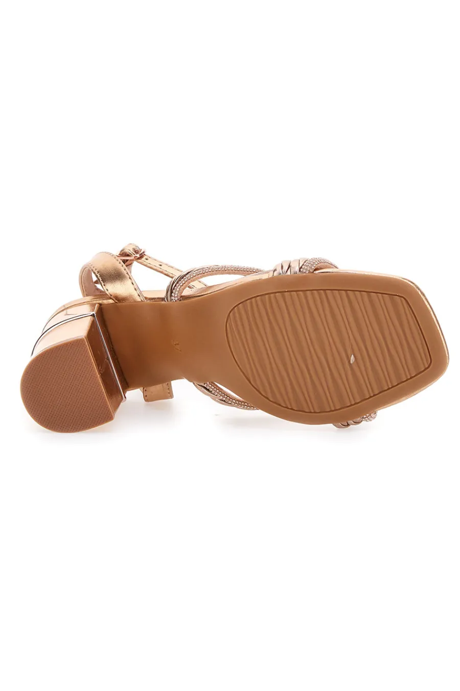 Sandalo Champagne con tacco alto 66135-LE HAVRE PARIS Online