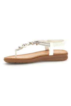 Sandalo infradito con gioiello Quanna Mel K358636-QUANNA MELL Discount