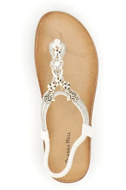 Sandalo infradito con gioiello Quanna Mel K358636-QUANNA MELL Discount