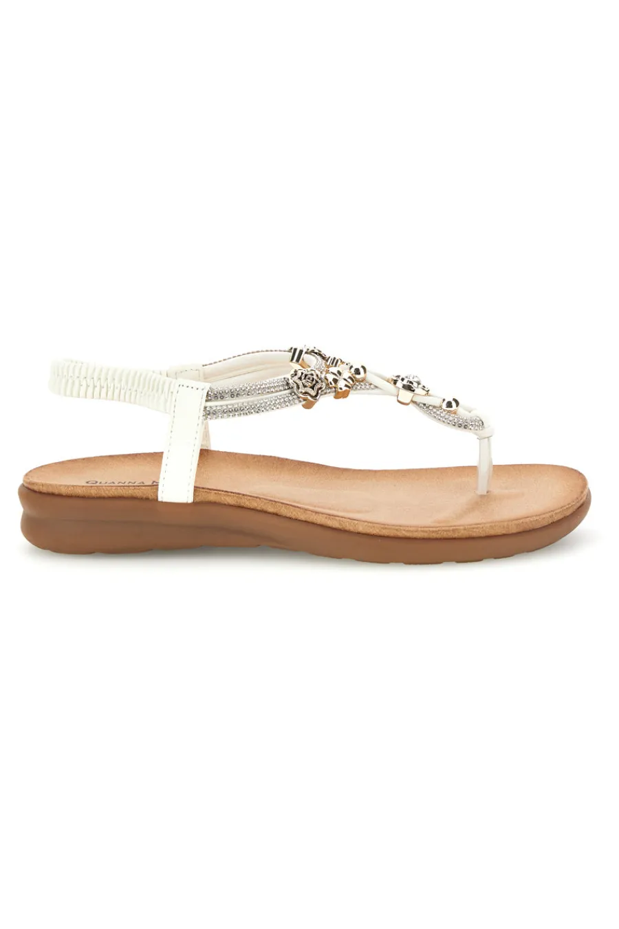 Sandalo infradito con gioiello Quanna Mel K358636-QUANNA MELL Discount