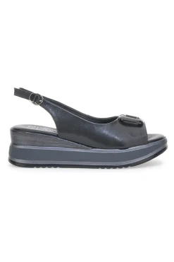 Sandalo Slingback 19418 Nero-PITTARELLO GLAM Online