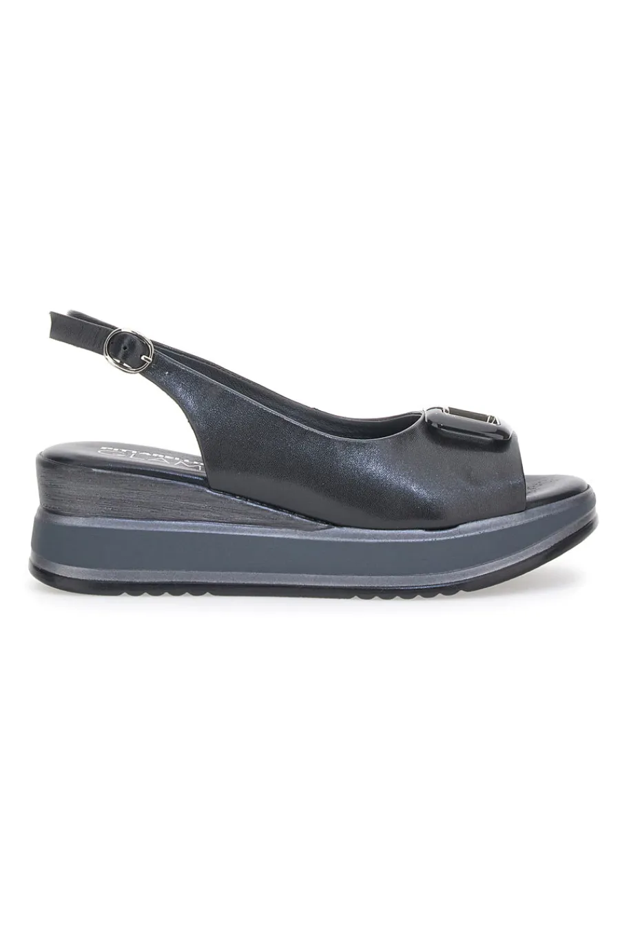 Sandalo Slingback 19418 Nero-PITTARELLO GLAM Online