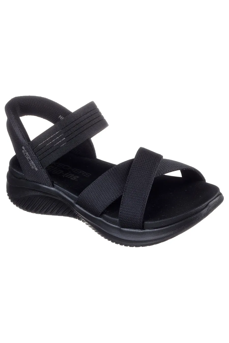 Sandalo Slingback Vegani neri Ultra Flex 3.0 - Never Better-SKECHERS Best