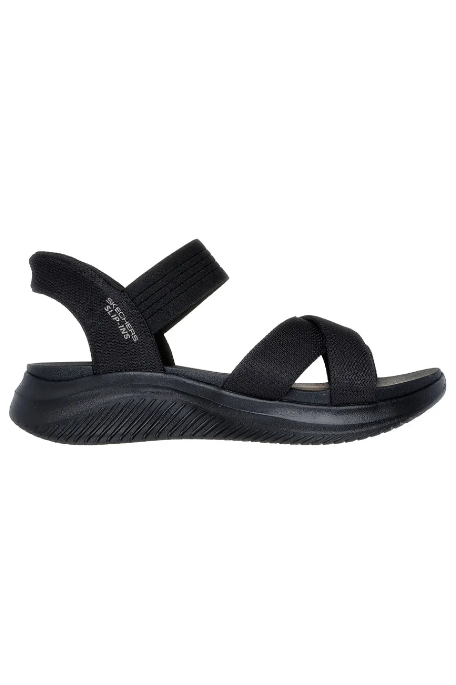 Sandalo Slingback Vegani neri Ultra Flex 3.0 - Never Better-SKECHERS Best