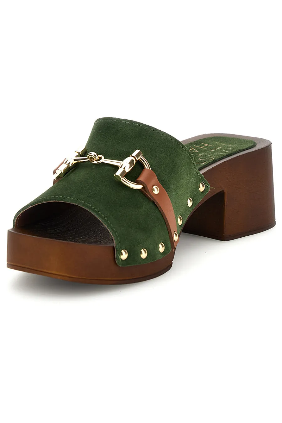 Sandalo in pelle con tacco e borchie Must Have 11938-PITTARELLO New