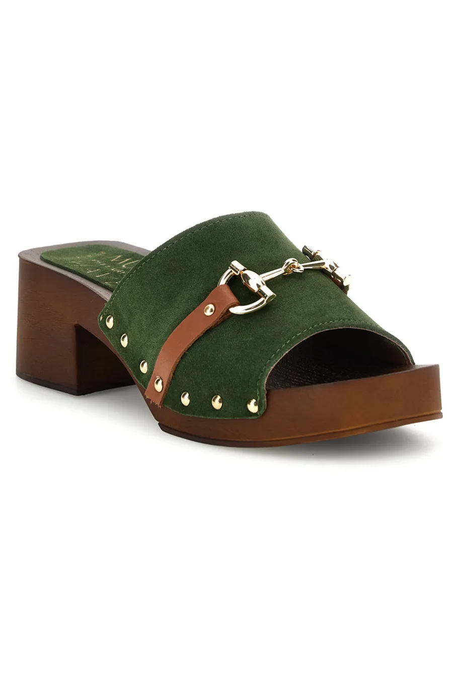 Sandalo in pelle con tacco e borchie Must Have 11938-PITTARELLO New