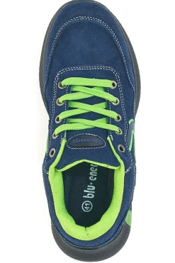Scarpe antinfortunistiche basse blu inserti fluo S1P Blue energy BS190S1P