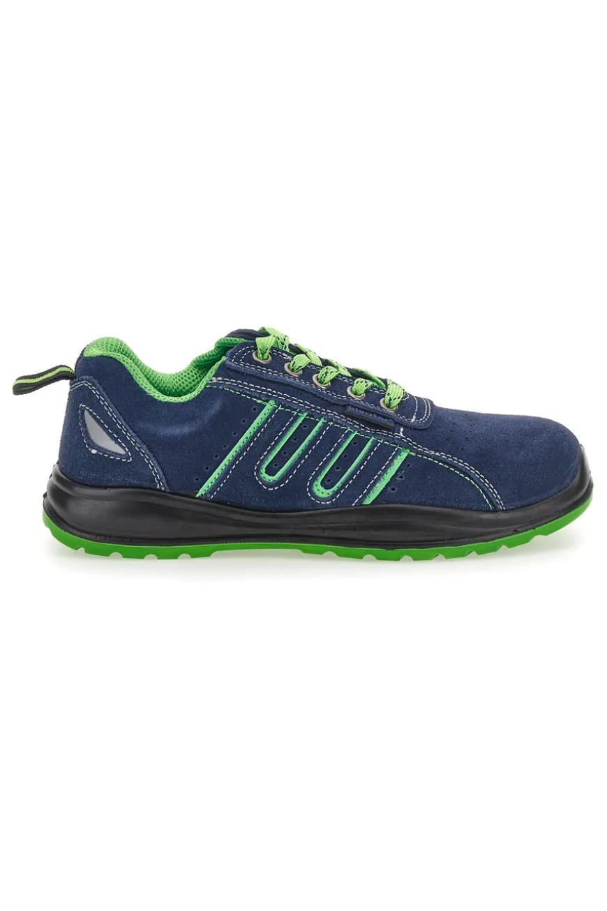 Scarpe antinfortunistiche ottanio in pelle Blue star 80 S1P SR