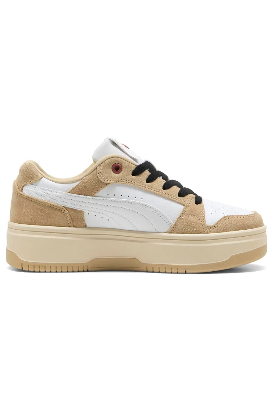 scarpe beige con dettagli animalier in suede Rebound Femme Low Animal-PUMA New