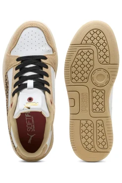 scarpe beige con dettagli animalier in suede Rebound Femme Low Animal-PUMA New