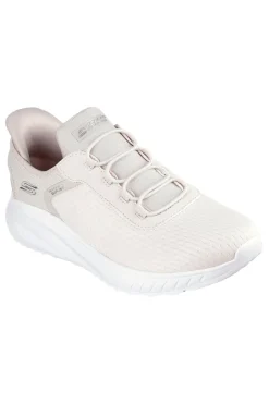 Scarpe beige slip-on leggere BOBS SQUAD CHAOS IN COLOR-SKECHERS New